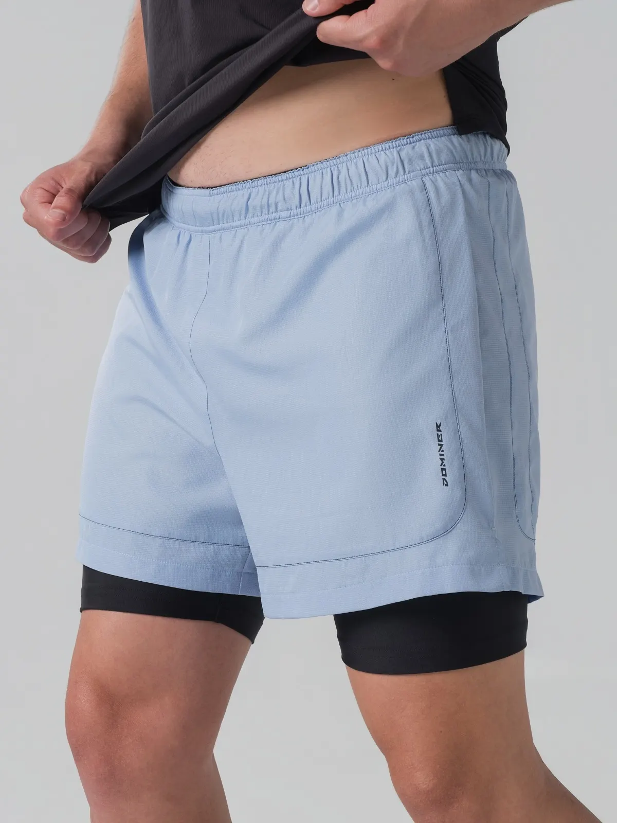 Flex Shorts Light Blue / Black