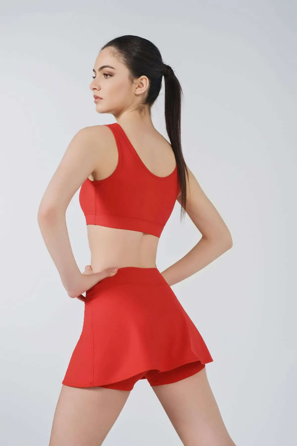 J.C Crop Top Cut Out E Kuqe