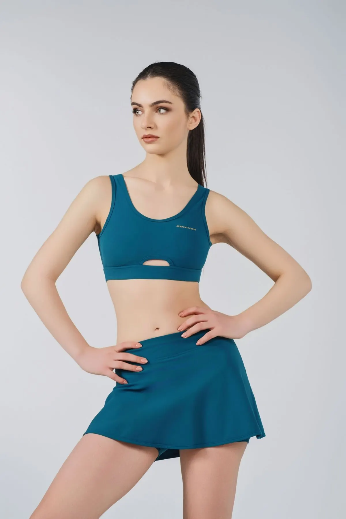 J.C Crop Top Cut Out Petrol