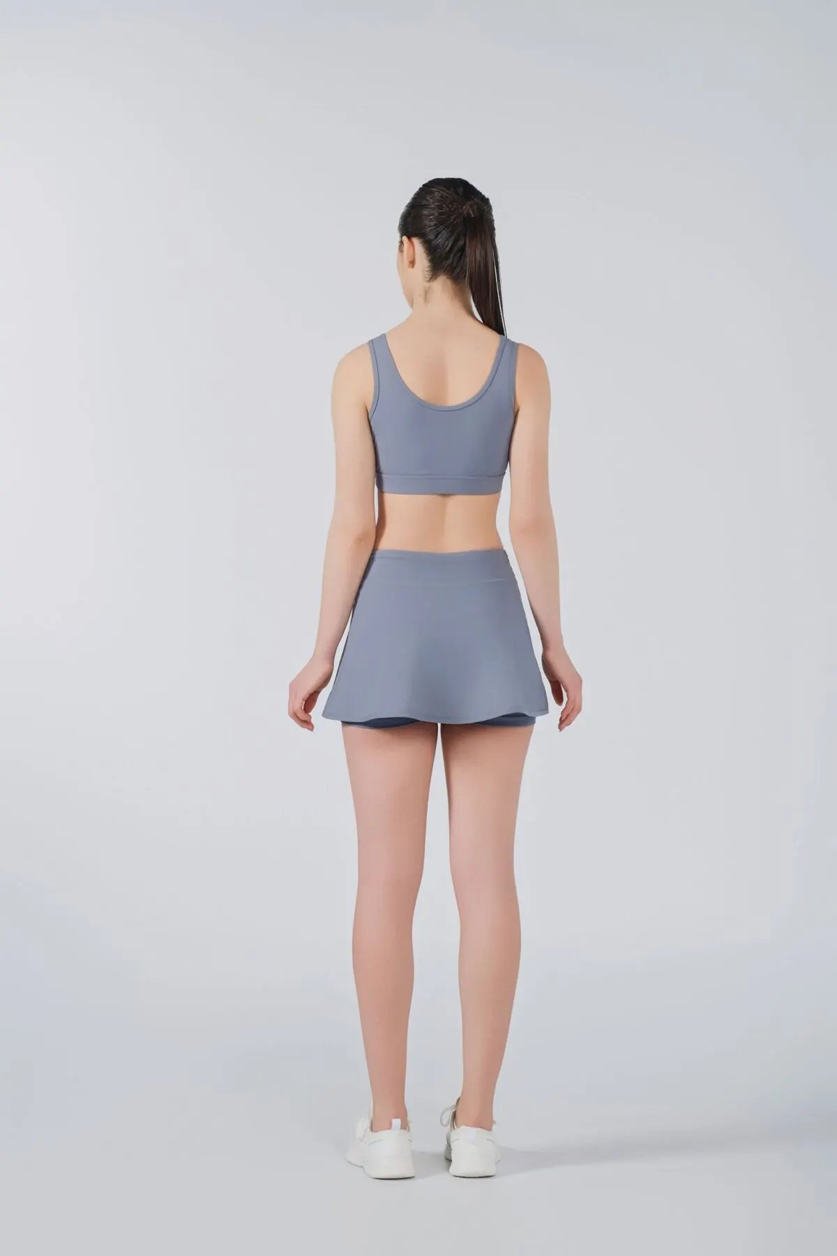J.C Crop Top Cut Out Gri-Blu