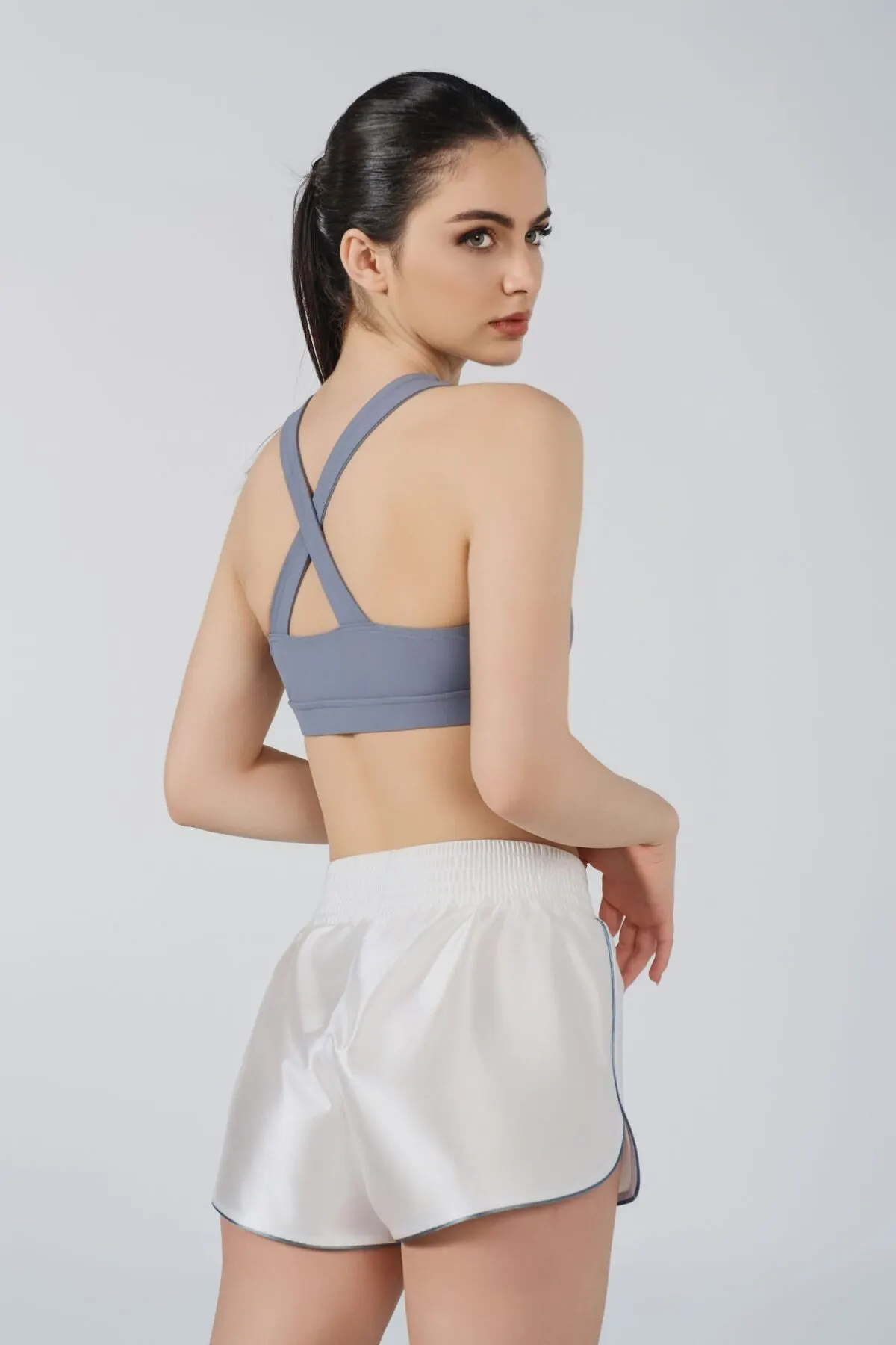 J.C Crop Top Comp Gri-Blu