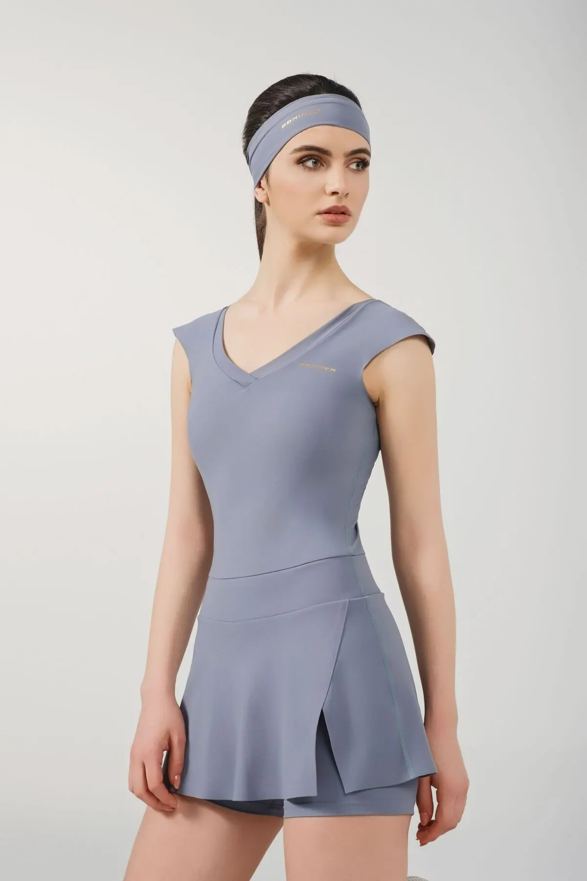 J.C Fustan Tenisi Classy Gri-Blu